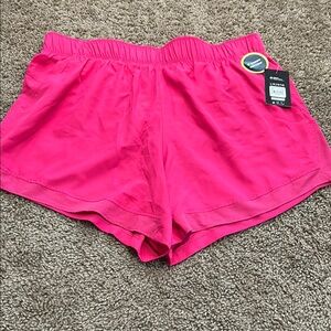 Avia Pink Athletic Shorts Lightweight Elastic Waistband